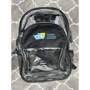 Official International CES Las Vegas Show Backpack Consumer Electronic Clear